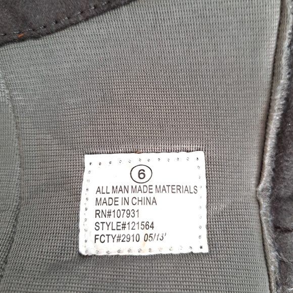 Justice Fringe Wedge Boots, gray, Womens Sz 6 US, RN # 107931 - Picture 10 of 10